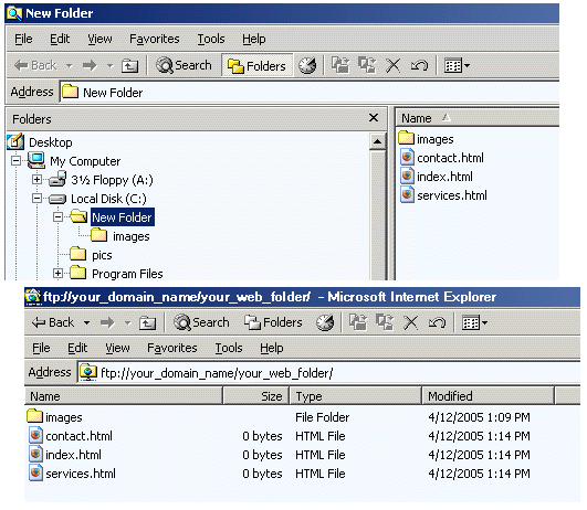 IE FTP